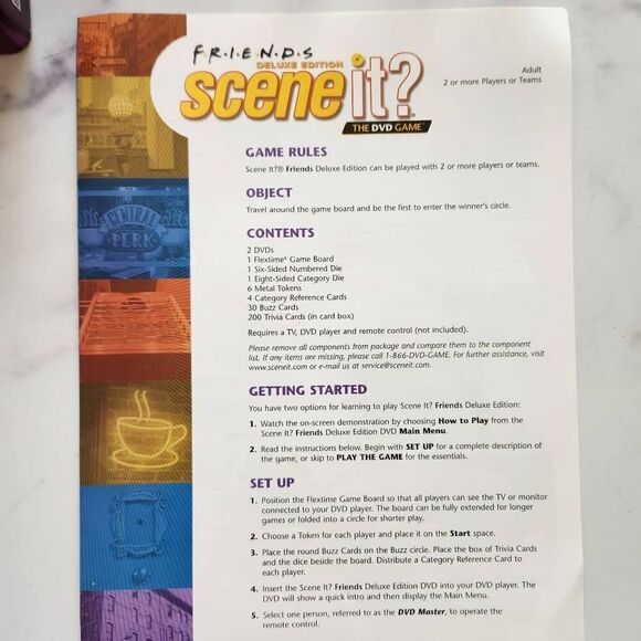 Friends Scene It gameboard y2k tv series game night - Picture 3 of 10